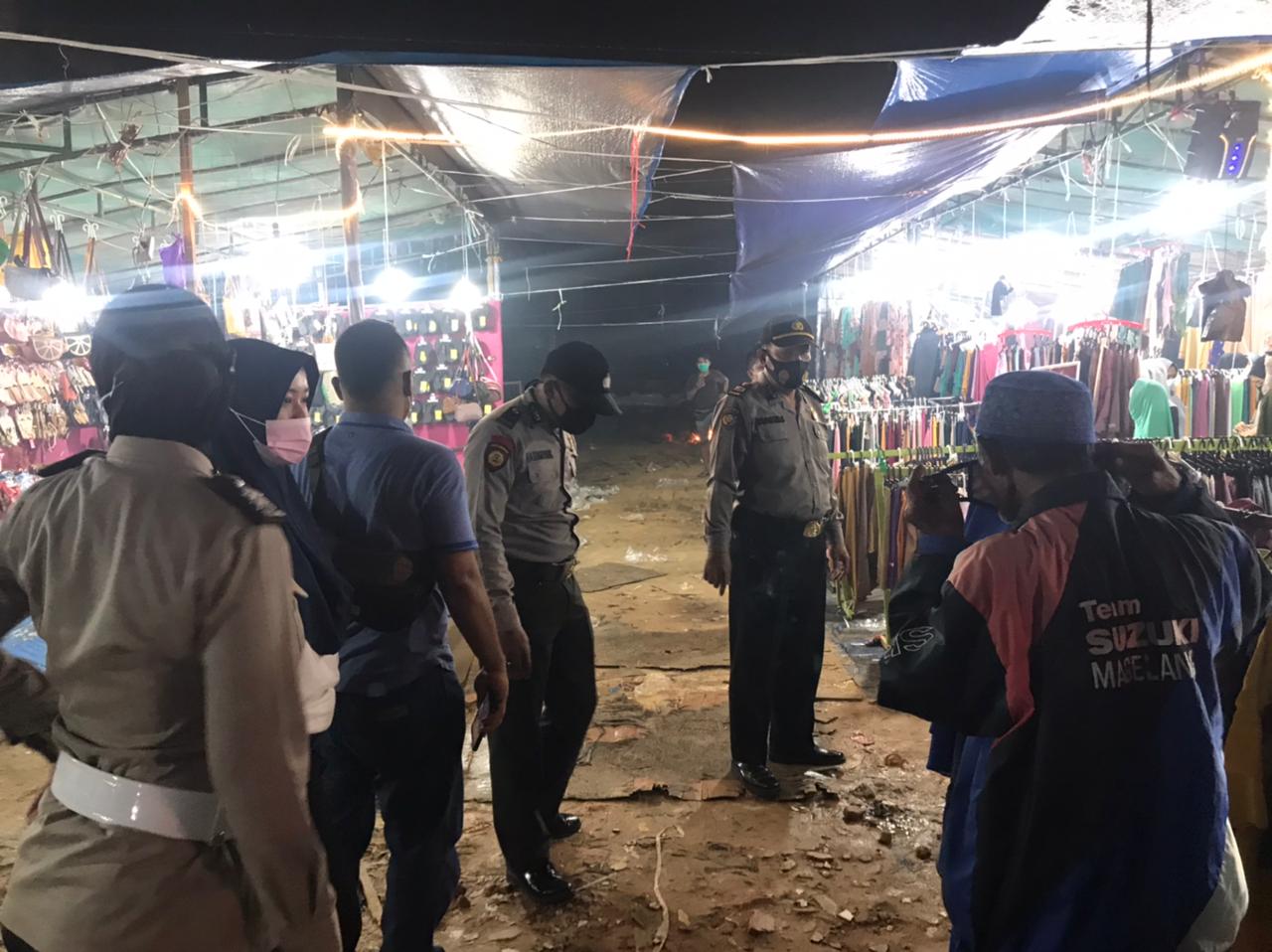 Antisipasi Takbir Keliling, Polsek Pangkalan Kerinci Laksanakan Patroli