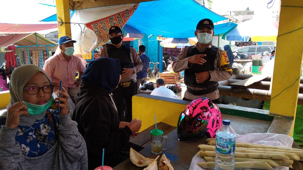 Disiplinkan Penerapan Protokol Kesehatan, Polisi Gelar Operasi Yustisi di Kelurahan Ukui