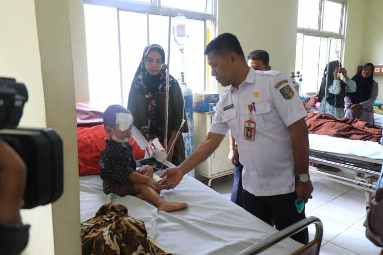 Tindaklajuti Arahan Plt Bupati, Sekda Dedy Sambudi Inspeksi RSUD Teluk Kuantan