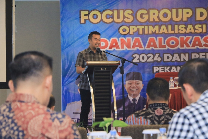 Pj Wako Buka FGD Optimalisasi Pengelolaan DAU tahun 2024 dan Persiapan tahun 2025 di Pekanbaru