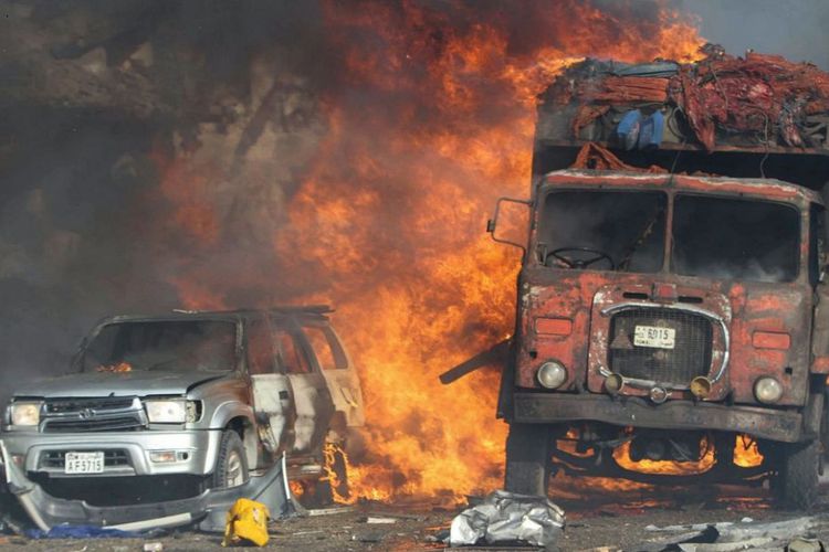 Korban Bom Truk di Mogadishu Menewaskan 189 Orang, 200 Orang Luka Ringan dan Berat