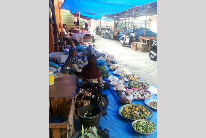Sepi Pembeli, Pedagang di Area Dalam Pasar Rakyat Kuansing Mengeluh