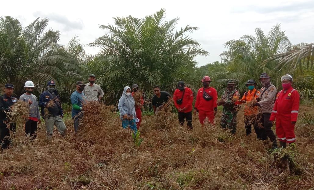 Cegah Kebakaran Lahan, Polsek Teluk Meranti Patroli Gabungan