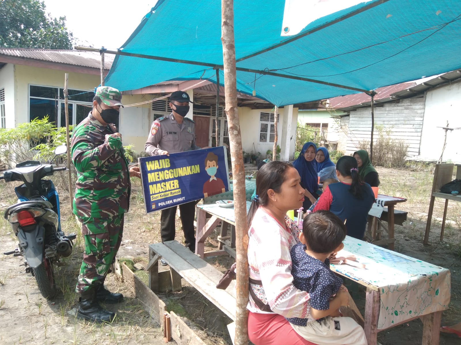 Imbau Prokes, Polsek Bunut Gelar Operasi Yustisi di Wilkum