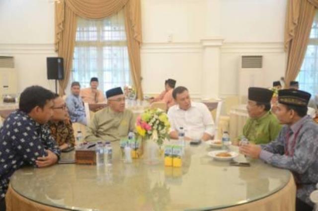 Bupati Inhil Silahturahmi dengan Gubernur dan Forkopimda Riau