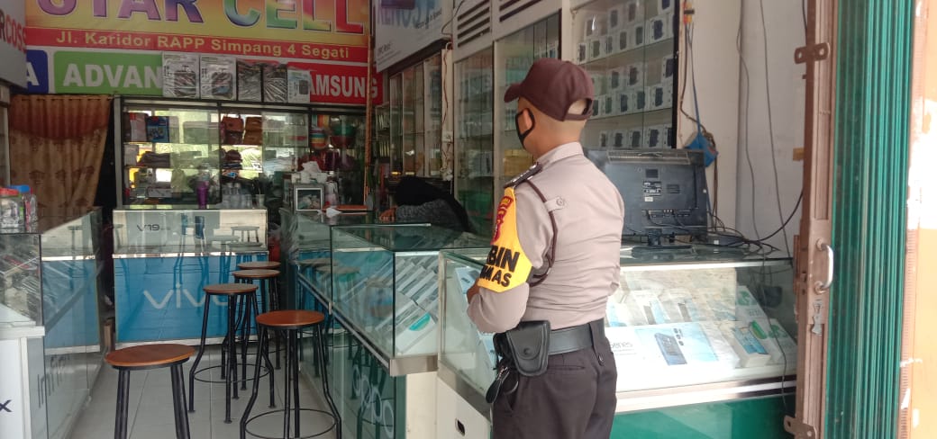 Patroli Kamtibmas, Polsek Langgam Minta Masyarakat Waspada Tindak Kejahatan