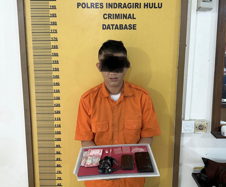 Warga Kuantan Babu Diringkus, Polisi Sita Sabu dan Barang Bukti Lainnya