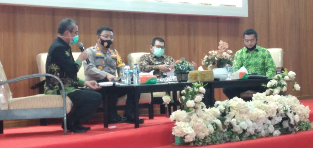 Antisipasi Pencegahan Peti Sebagai Dampak Ekonomi Covid-19, Polres Kuansing Helat FGD