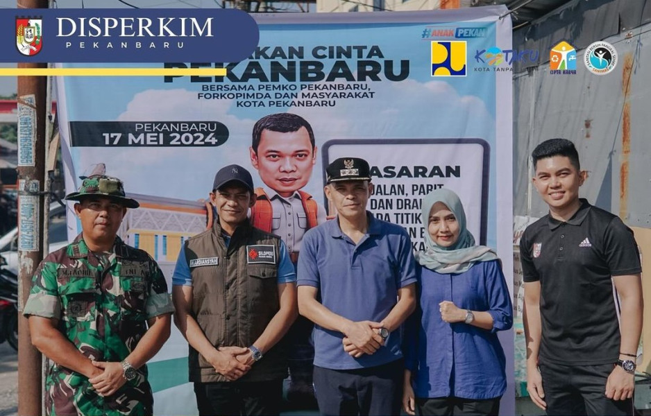 Dinas Perkim Bersama Forkopimda Ikut Gerakan Cinta Pekanbaru