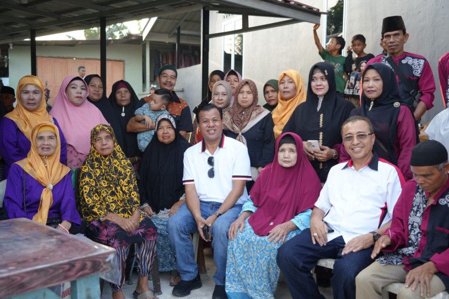 Lihat Kondisi Warga Kuansing Di Rantau,  H. Suhardiman Kunjungi Kampung  Bugis Tanjung Pinang