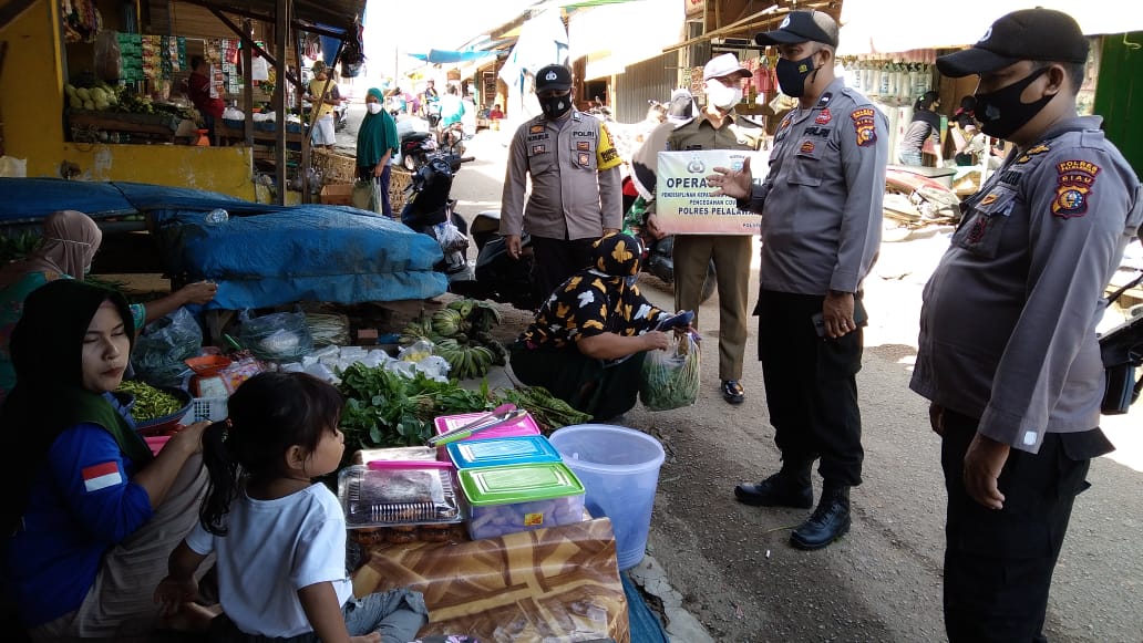 Gelar Operasi Yustisi, Polsek Ukui Ingatkan Masyarakat Agar Tetap Menerapkan Prokes