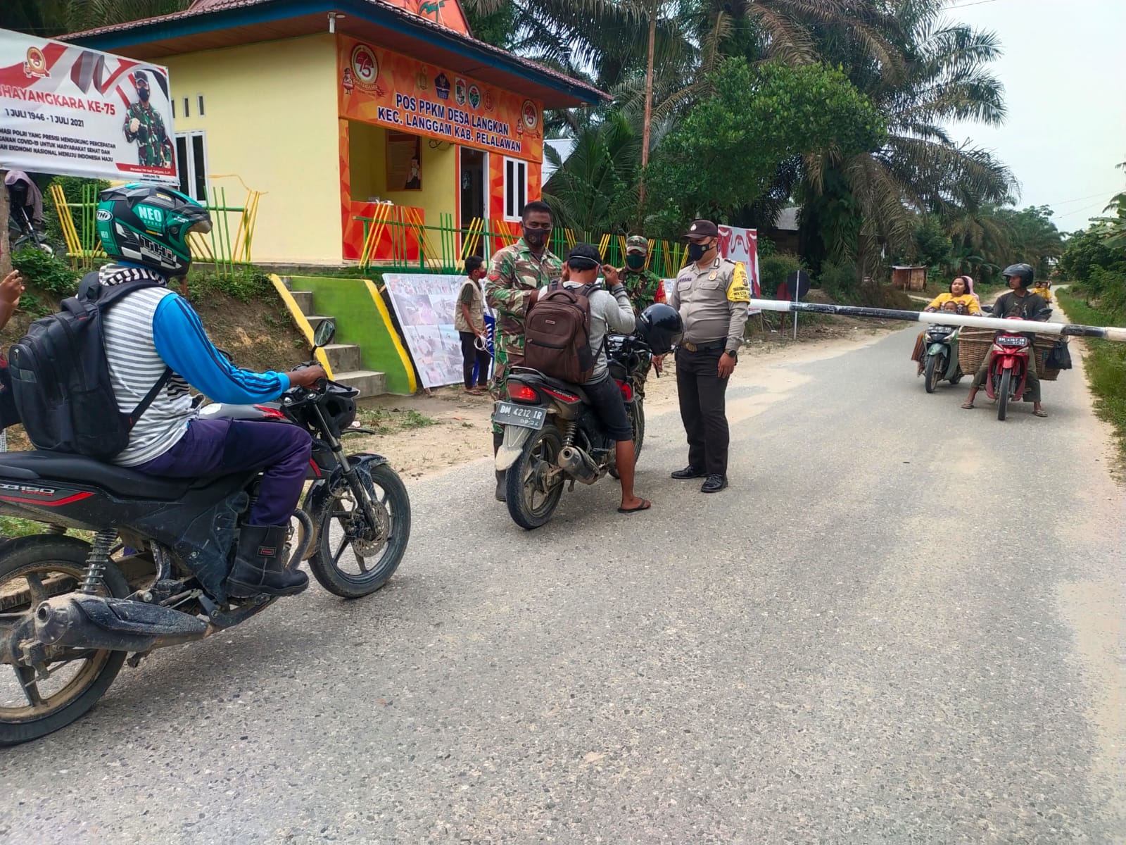 Polsek Langgam Antisipasi C3 dengan Patroli