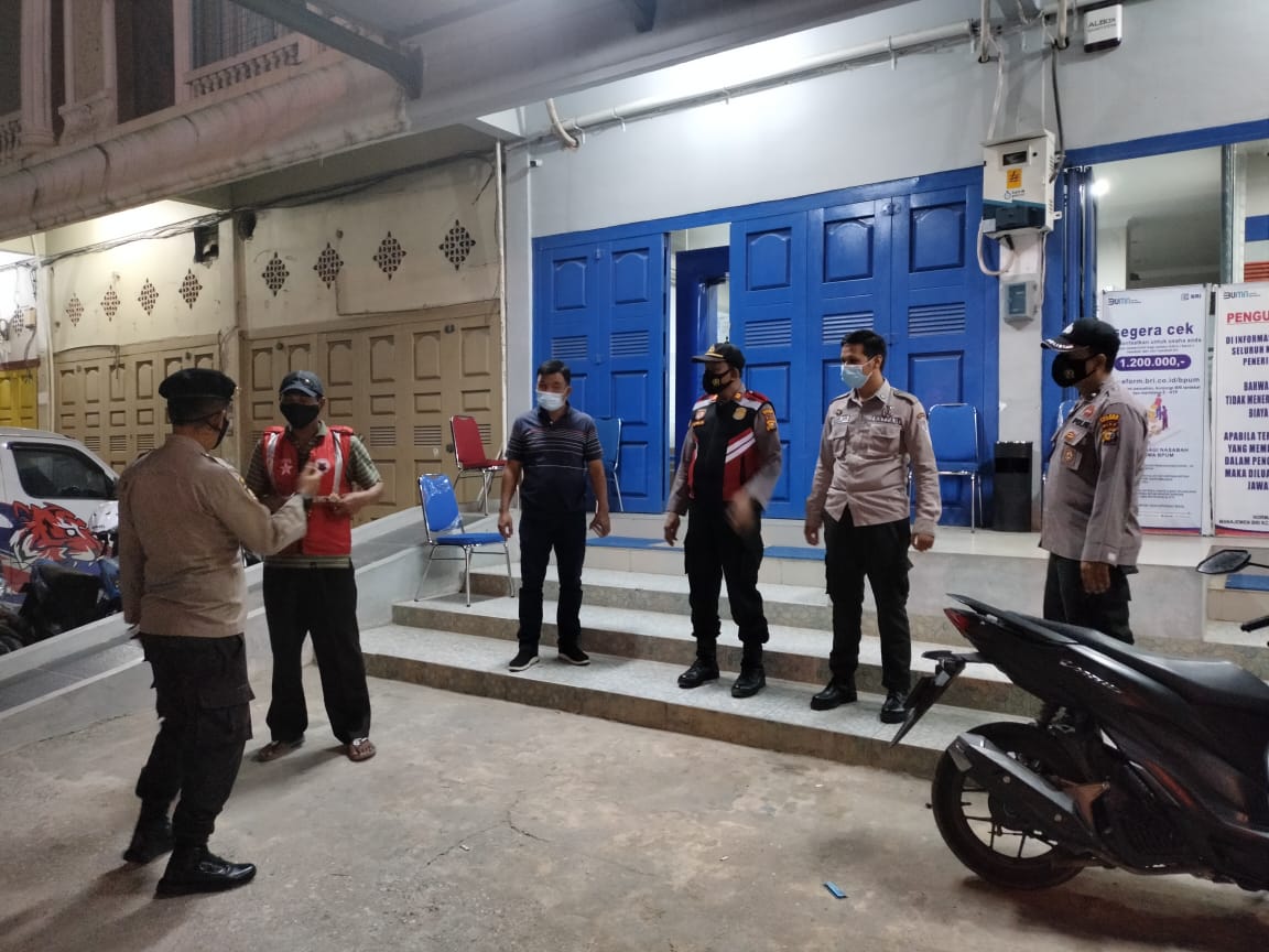 Selama Masa AKB, Polsek Pangkalan Kerinci Rutin Gelar Yustisi 