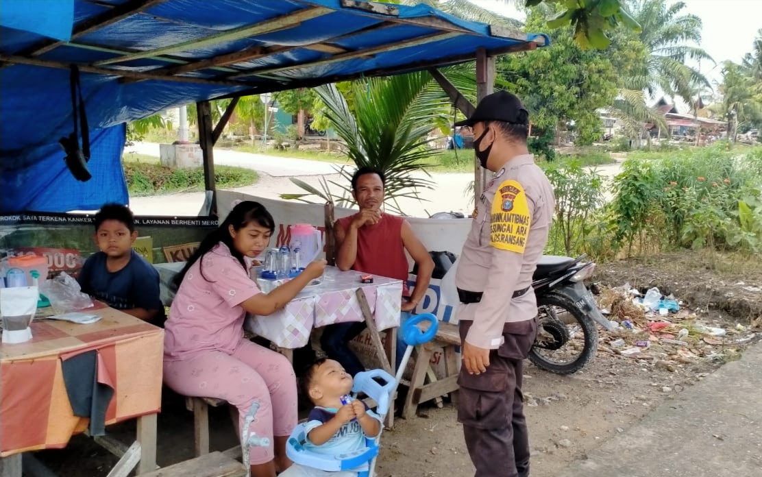 Upaya Pencegahan Gangguan Kamtibmas,  Polsubsektor Pelalawan Patroli C3