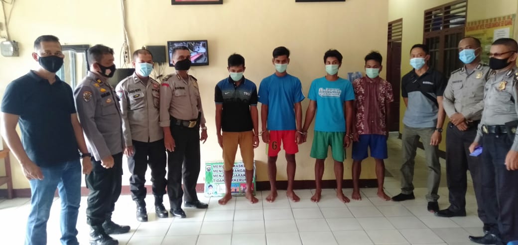 Polsek Bandar Sei Kijang Lakukan Pemeriksaan Rapid Test Tahanan 