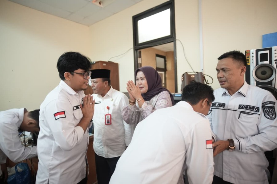 Dinas Kominfo Kuantan Singingi Gelar halal bihalal 