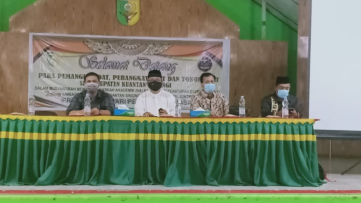 Limbago Adat Nagori (LAN) Undang Para Datuk-Datuk di Kuansing, Bahas Tanah Ulayat.