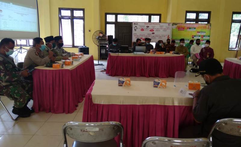 Kapolsek Bandar Sei Kijang Hadiri Rapat Pleno Terbuka Rekapitulasi DPS Kecamatan Bandar Sei Kijang