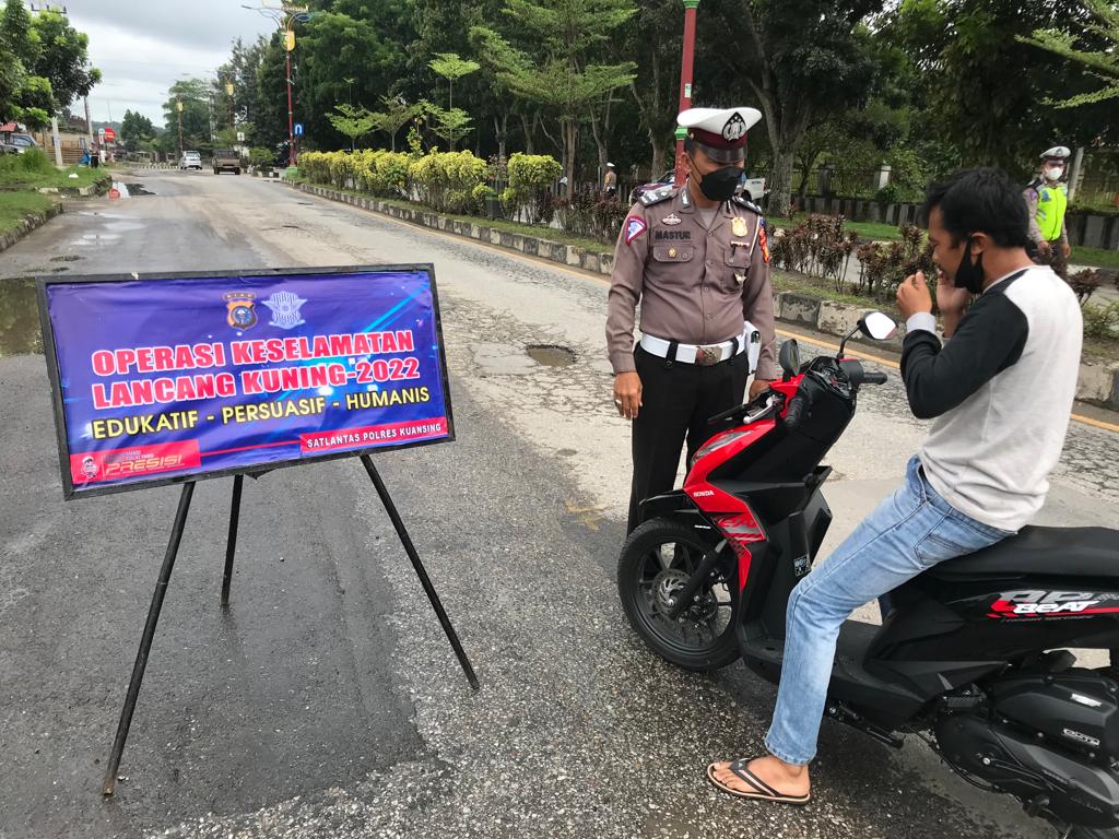 Operasi Keselamatan Lancang Kuning Tahun 2022 hari ini Mulai digelar Polres Kuansing dan Jajaran bersama Steakholder Terkait