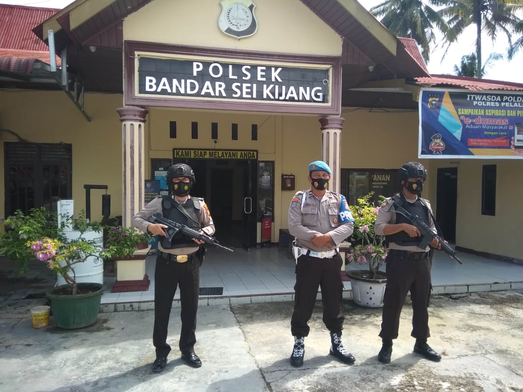 Polsek Bandar Sei Kijang Siagakan Personel untuk Amankan Mako