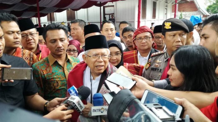 Prabowo-Sandi Turun ke Jawa Barat, Ma'ruf Amin: Itu Bukti Mereka Sudah Kalah