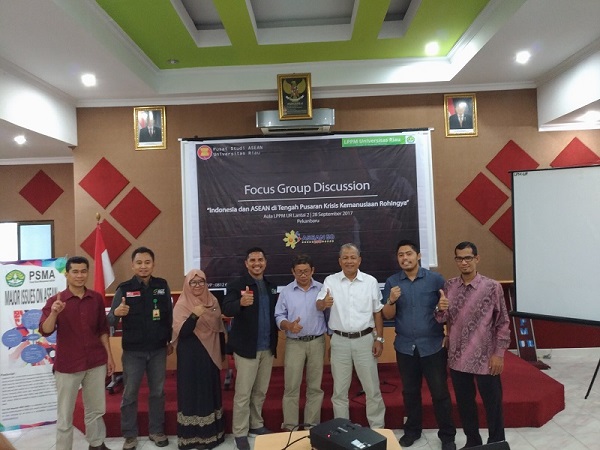 Pusat Studi Masyarakat ASEAN Universitas Riau Bahas Konflik Rohingya