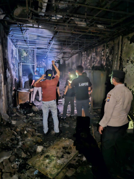 Ruko di Bengkalis Terbakar, Empat Orang Meninggal Dunia