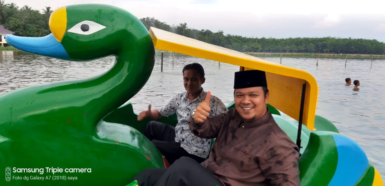 Ketua DPRD Kuansing Andi Putra Dukung Danau Sungai Soriak Jadi Obyek Wisata.
