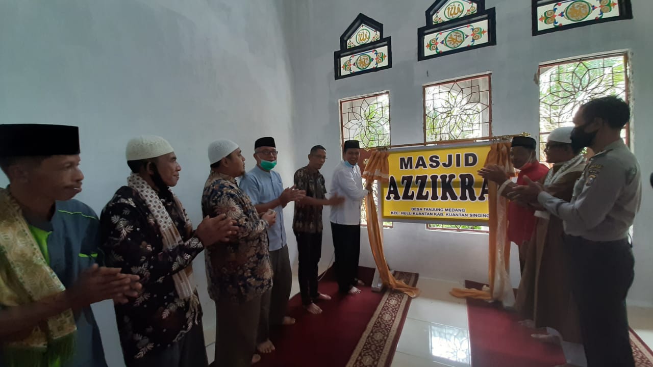 Ketua DPRD Kuansing Resmikan Mesjid di Hulu Kuantan