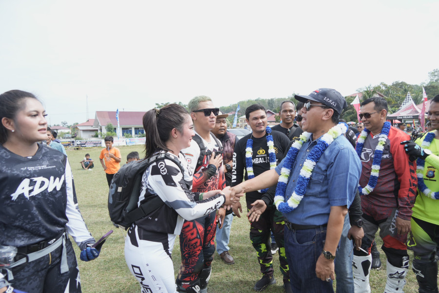 Event  Bhayangkara Jelajah Alam Dihadiri Wabup Rohul Dan Motor Rider Malaysia,  Suhardiman Apresiasi Polres Kuansing