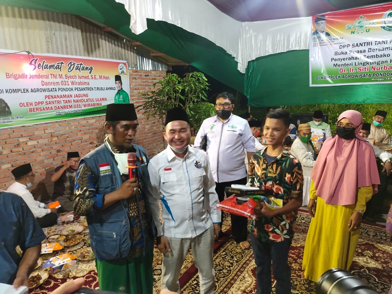 Fuad Santoso SH Ketua DPD KNPI Riau Apresiasi Giat Bukber SantaNU