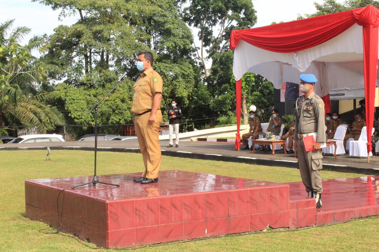 Antisipasi Dampak Peralihan Musim, Polres Kuansing Dan Pemkab Gelar Apel Kesiapsiagaan