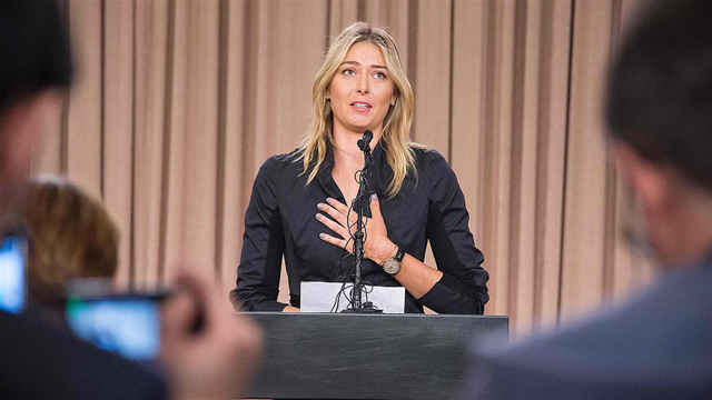 Postif Doping, Maria Sharapova Diskors 2 Tahun
