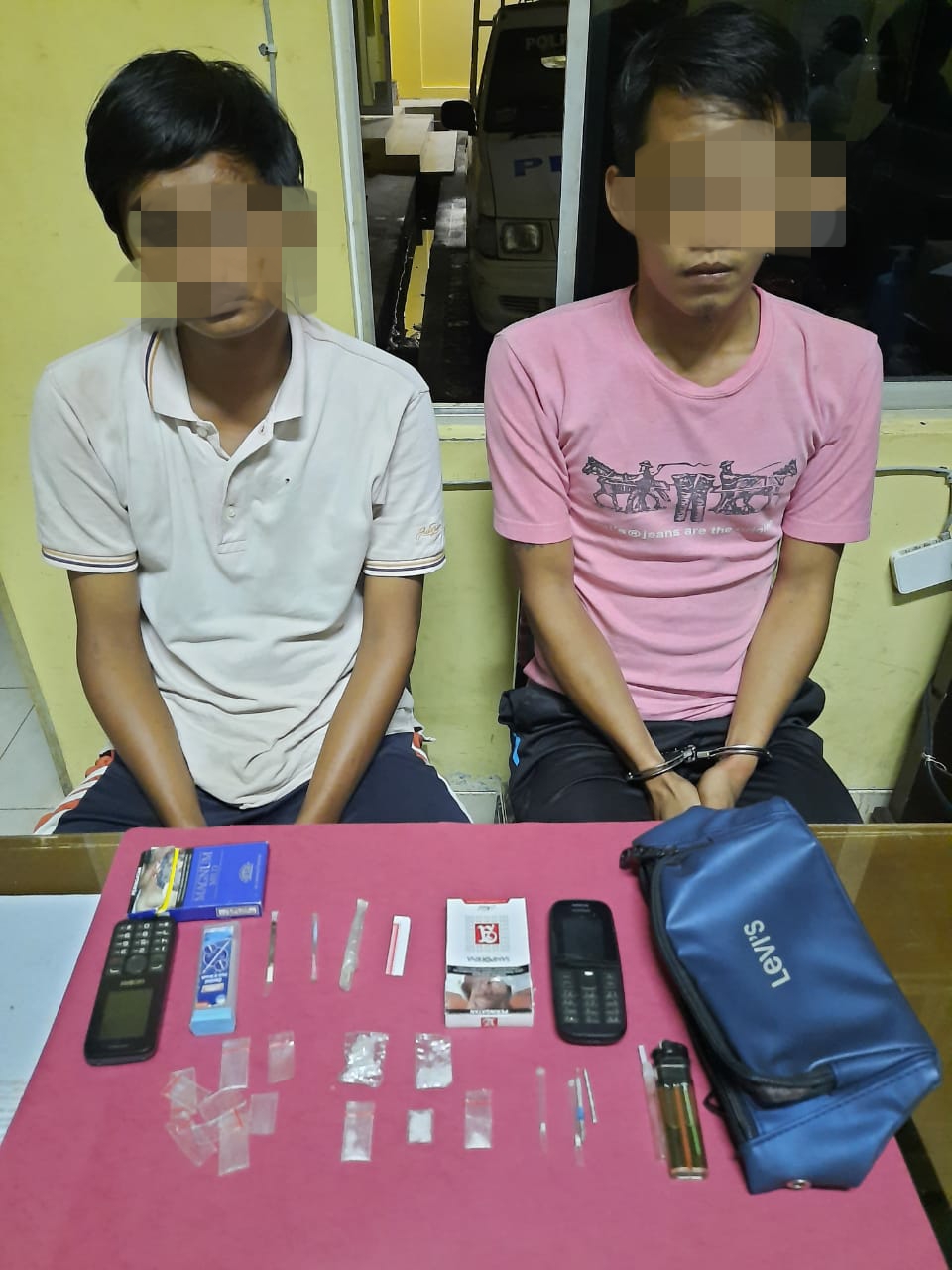 Dua Orang Pengedar Narkoba Jenis Shabu Di Ciduk Satreskoba Polres Kuansing