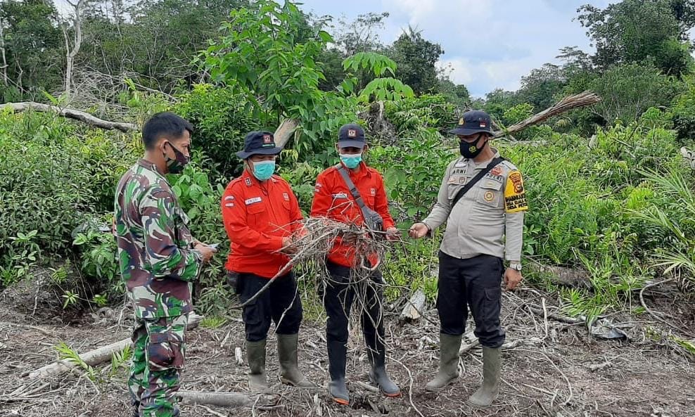 Polsek Teluk Meranti Laksanakan Pengecekan Titik Api di Desa Petodaan