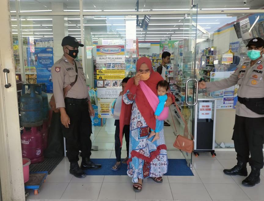 Polsek Bunut Patroli Cegah Aksi C3 Sekaligus Sosialisasikan Prokes