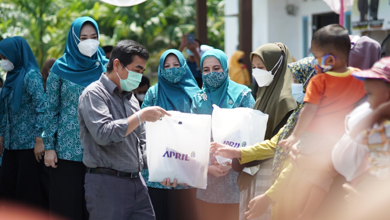 Turunkan Angka Stunting PKK Kuansing Gelar Berikan PMT