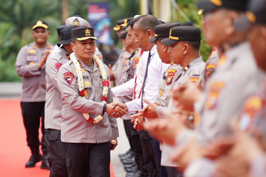 Kunjungan Kerja di Rohil, Kapolda Riau Tekankan Profesionalisme dan Green Policing