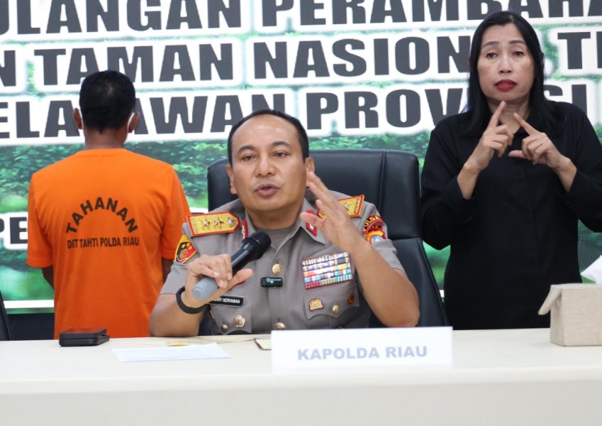 Polda Riau Ungkap Penjualan Ilegal Lahan di Tesso Nilo oleh Oknum Mengaku Pemangku Adat
