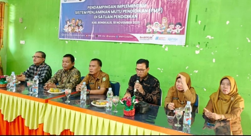 BPMP Riau Laksanakan Pendampingan PMP di Bengkalis, Tingkatkan Mutu Pendidikan Lewat Siklus PMI