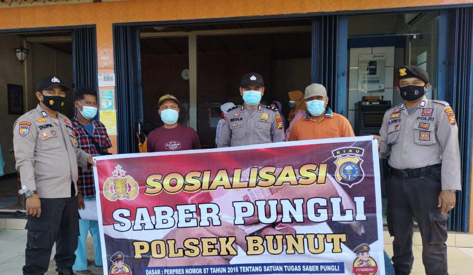 Polsek Bunut Sapu Bersih Pungli di Wilayah Hukum dengan Sosialisasi