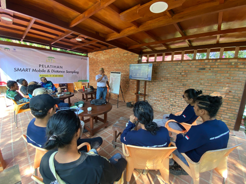 Tingkatkan Pengelolaan Konservasi Multispesies di Wilayah Kerja PHR, RSF Gelar Pelatihan SMART Mobile dan Distance Sampling
