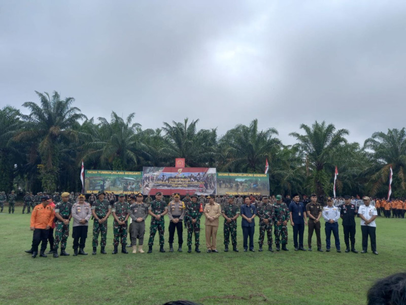 Upacara Pembukaan TMMD Ke-120 Kembali Digelar di Kabupaten Inhu