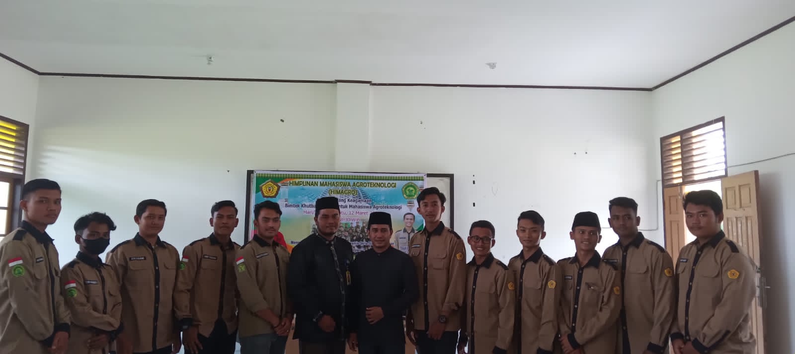 Himpunan Mahasiswa Agroteknologi Gelar Bimtek Khutbah Jum'at, Menyongsong Krisis Khatib Diera 5.0.