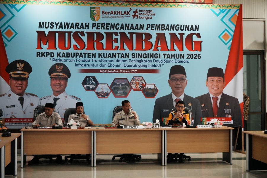 Musrenbang RKPD;  Kajari Kuansing Dukung Bupati Amankan Aset Daerah