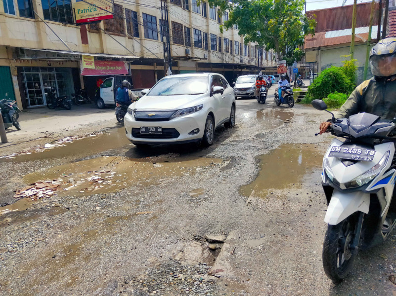 Rp40 Miliar untuk Jalan Rusak Pekanbaru, Perbaikan Dimulai Usai Pelantikan