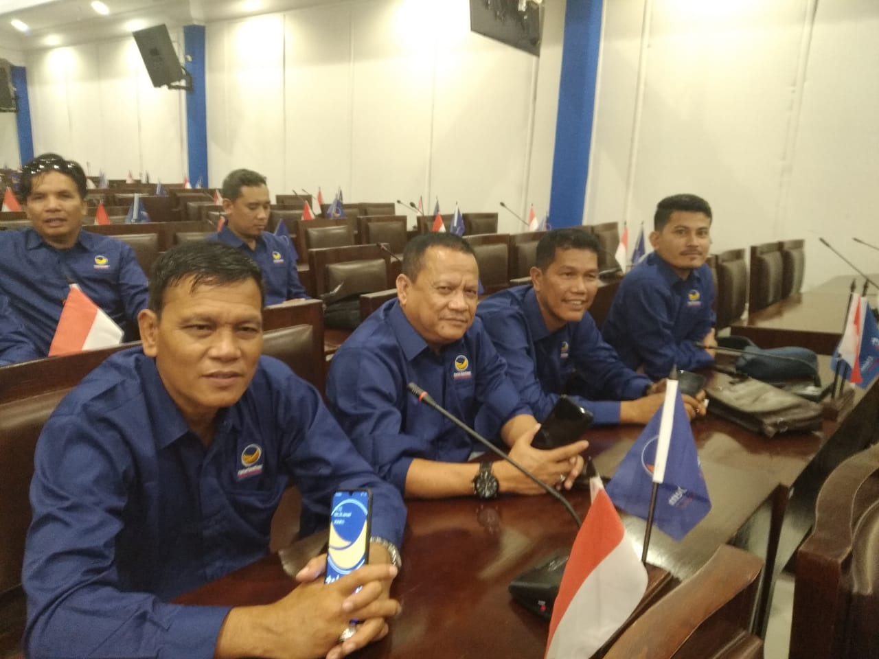 Ikuti Sekolah Legislatif; 4 Anggota Fraksi Nasdem Kuansing Masuk Karantina.
