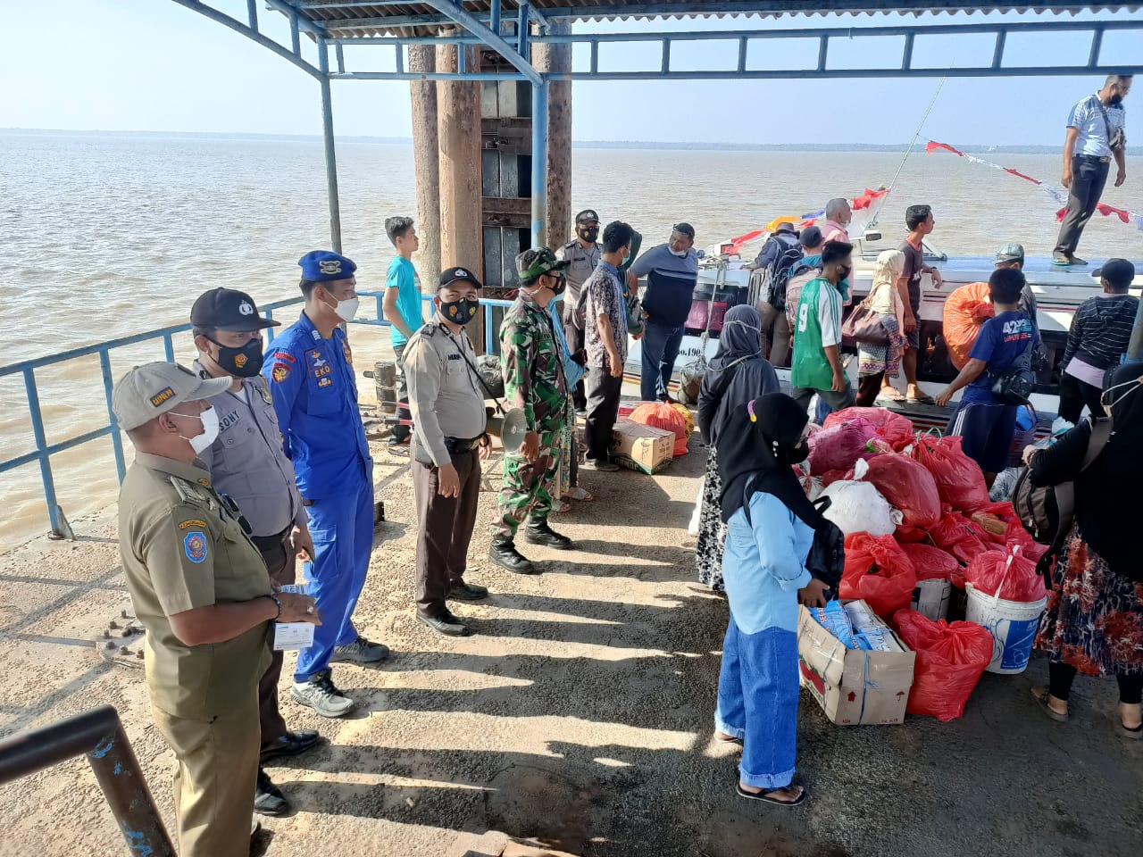 PPKM Berbasis Mikro, Polsek Kuala Kampar Tingkatkan Penanganan Covid-19