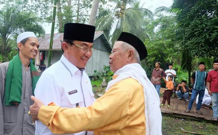 Hadiri Haul ke-30 KH Muhammad Rafa'i, Bupati Inhil Berkunjung Ke Ponpes Yasin