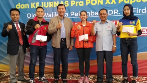 Firdaus Lepas 55 Atlet Pekanbaru Bela Riau di Porwil 2019 Bengkulu